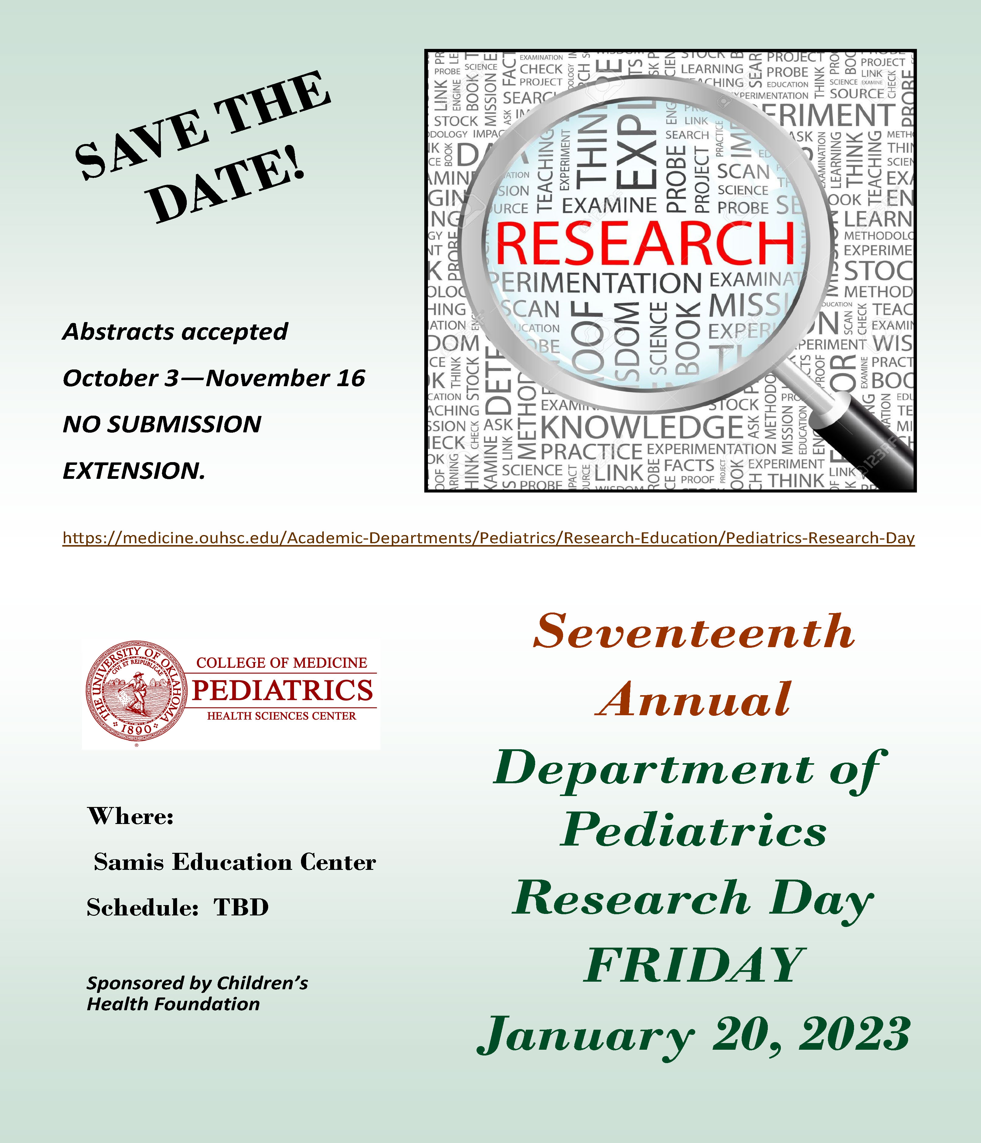2023 PRD Save the Date Flyer